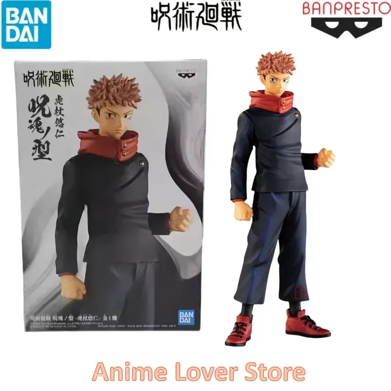 In Stock Bandai Banpresto Original Jujutsu Kaisen Itadori Yuji Okkotsu Yuta Anime Figures Toys for Kids Gift Collectible Model