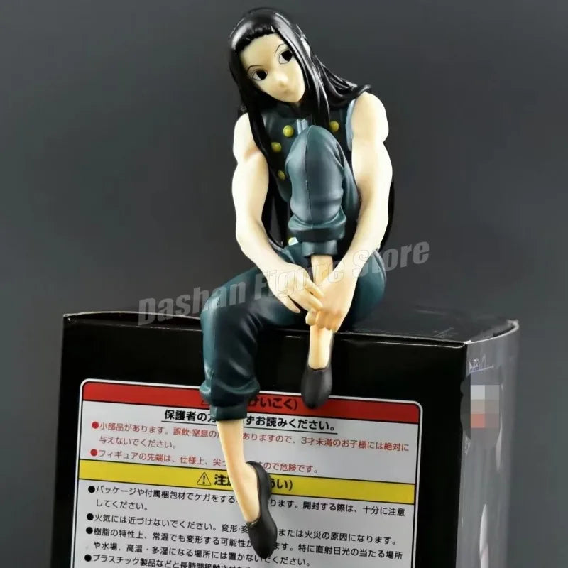 14cm Phantom Troupe Chrollo Action Figure Hunter×Hunter Noodle Stopper Kurapika Figures Model Toys PVC Collection Car Ornaments