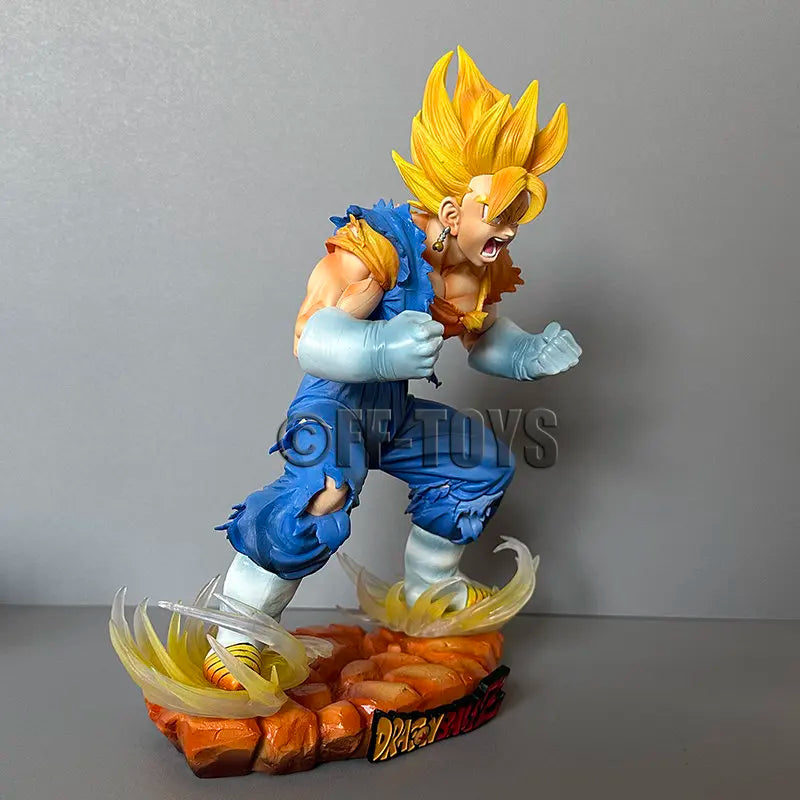 Anime Dragon Ball Vegetto Figure Vegetto SSJ Blue Action Figures 29cm PVC Collection Model Toys for Children Gifts