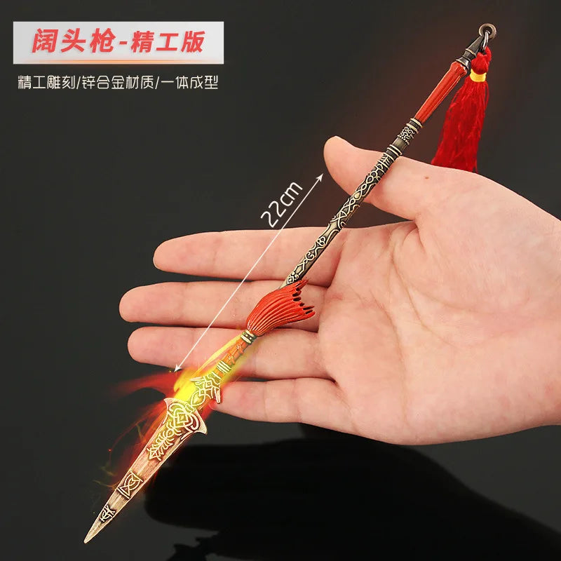 Medieval Sword 22cm/8.66in Training Katana Toy Sports Game Peripherals Cosplay Weapon Model Boys Collectible Desk Ornaments