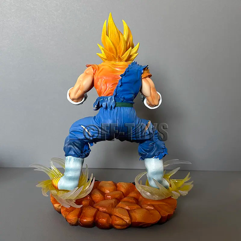 Anime Dragon Ball Vegetto Figure Vegetto SSJ Blue Action Figures 29cm PVC Collection Model Toys for Children Gifts