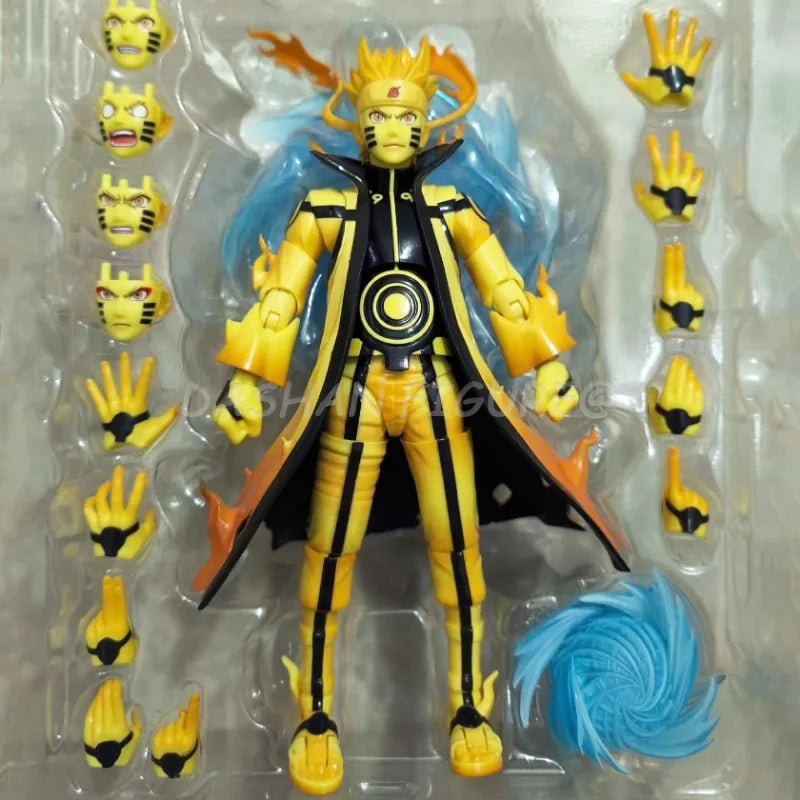 NARUTO Shippuden Action Figure SHF Uzumaki Naruto Kurama Figures 16cm Anime Rasengan Movable Model Toys Desktop Ornaments Doll