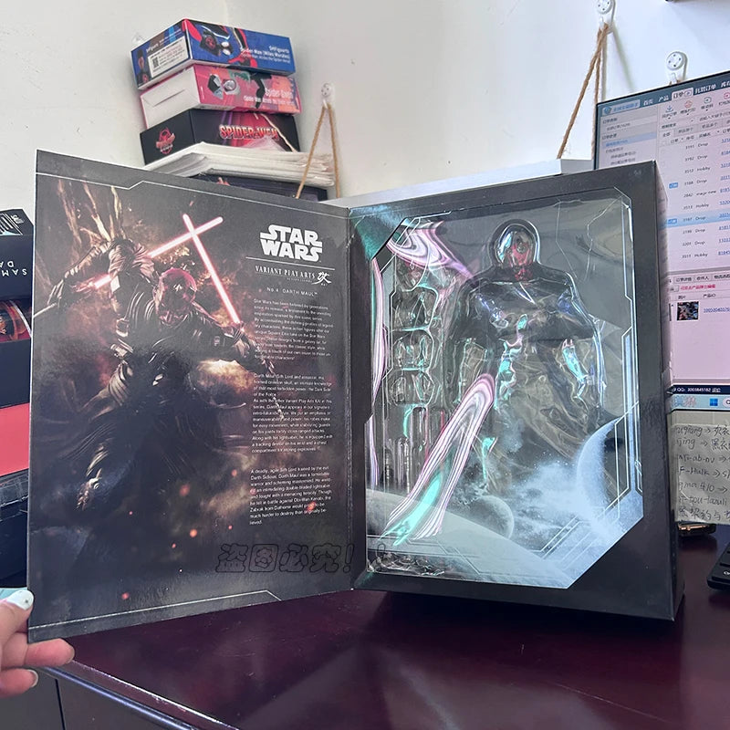 Play Arts Boba Fett Darth Vader Maul Stormtrooper Star Wars Figure Action Figures Model Collectible Gift For Boyfriend Funny Toy