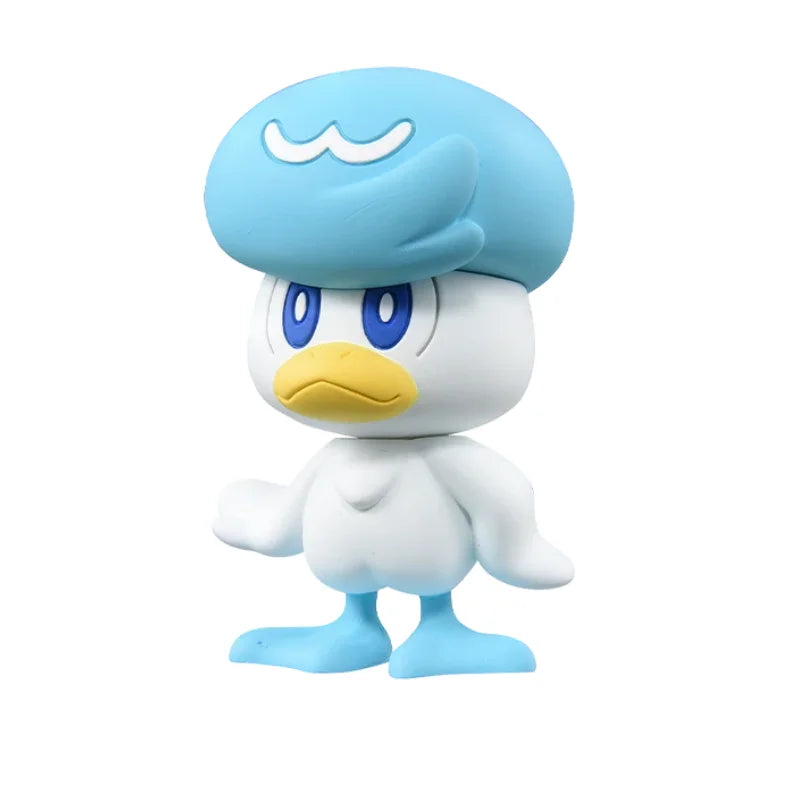 TOMY WCT Super Cute Pokemon Figures Kawaii Pikachu Piplup Vulpix Meowth Cubone Marshadow Axew Keldeo Mini 4cm Children toys