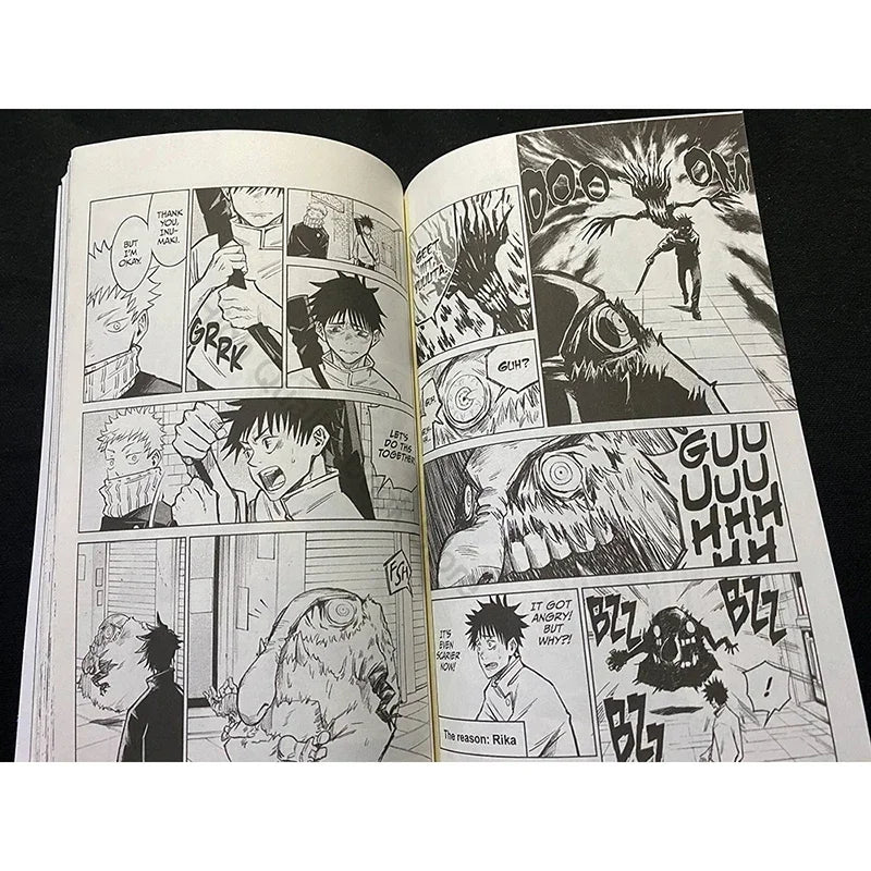 Anime Jujutsu Kaisen Japan Youth Teens Fantasy Science Mystery Suspense English Version Manga Comic Book