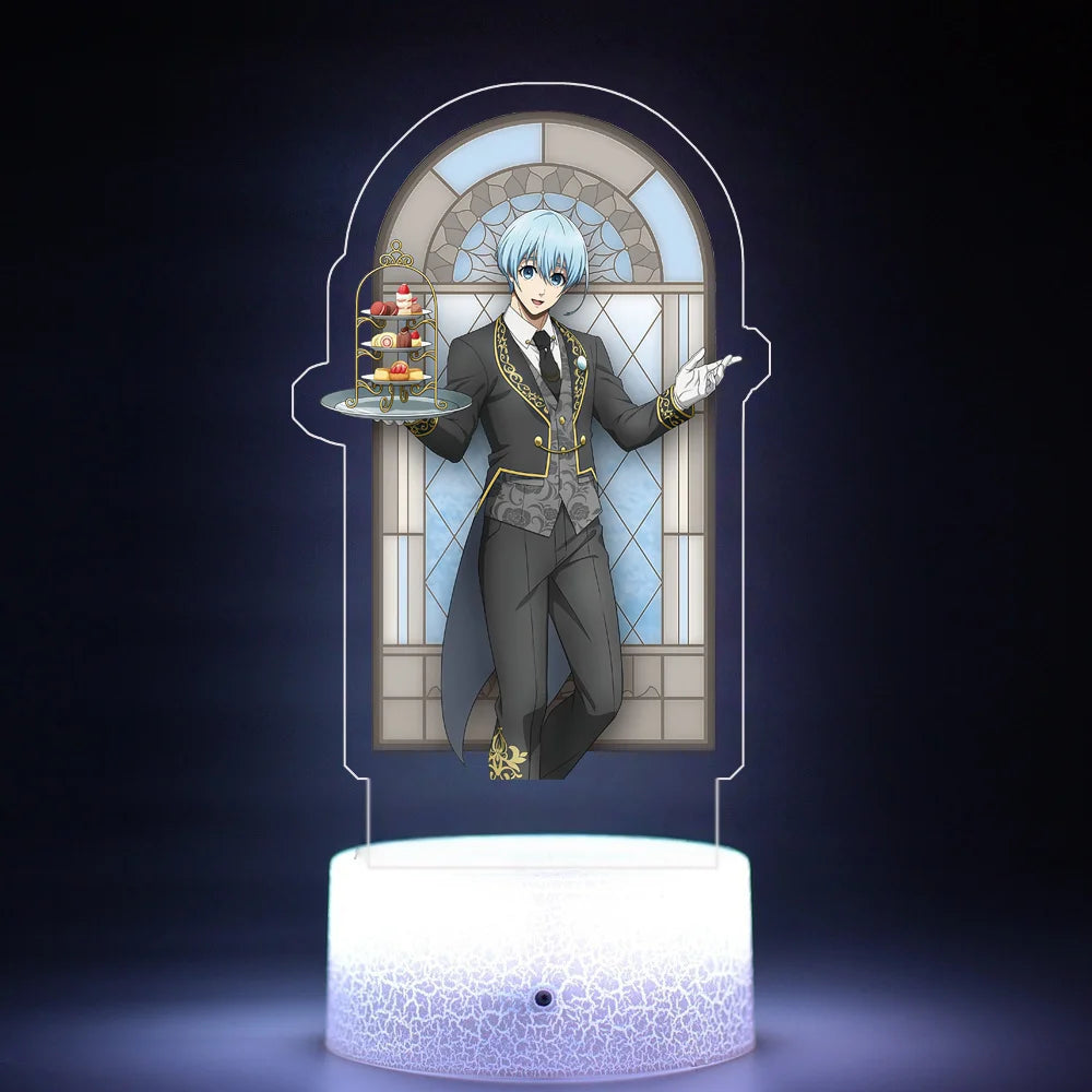 Acrylic Anime Cartoons Night Light for Blue Lock Yoichi Isagi Bedroom Standee Atmosphere Creativity Decoration Birthday Gift