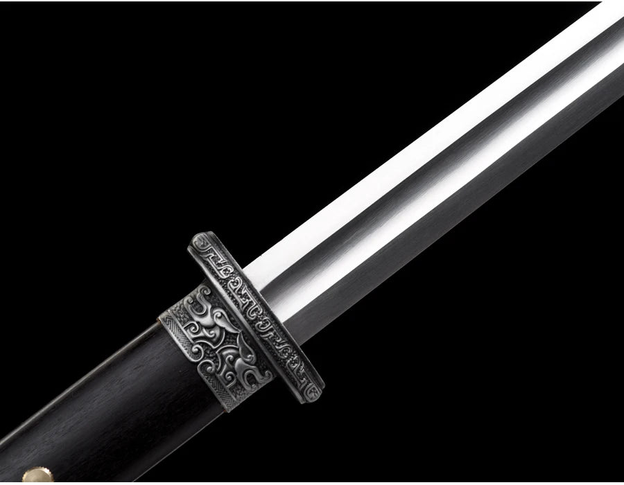 Chinese Tang Sword 1060 High Carbon Steel Blade Real Full Tang Sharp Ready Battle Warrior Jian Swords Training Katanas