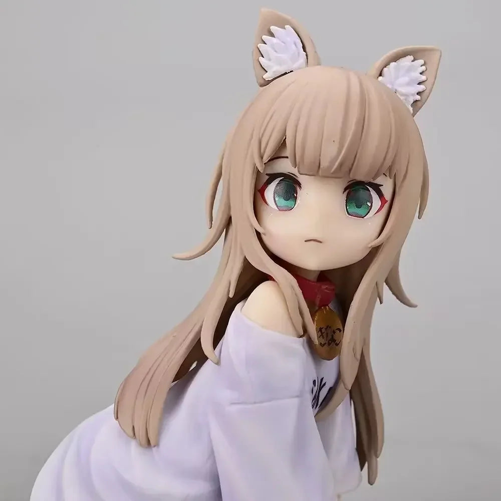 12cm Palette My Cat Is A Cute Girl Anime Figure Cute Cat Girl Model  Peripherals Action Figures Birthday Gift Toys Game Kids