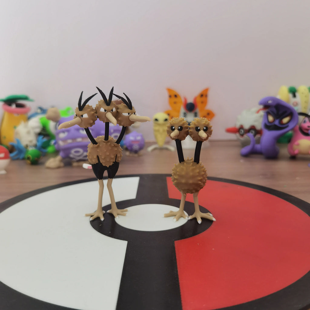 New Anime Figures Dodrio Doduo Proportion World 1:20 Diy 3D Printing Kawaii Cartoon Character Desktop Model Kids Toys Gifts