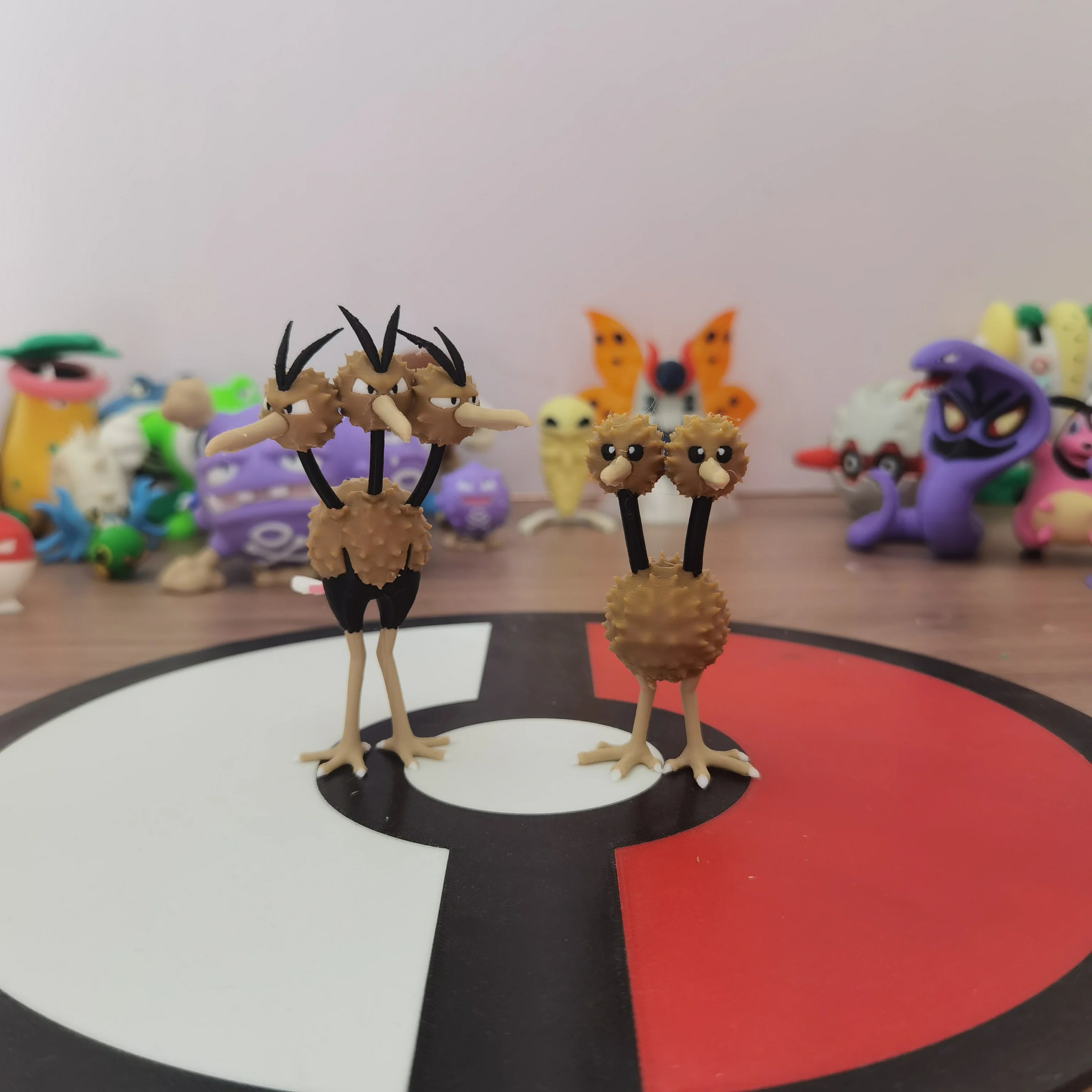 New Anime Figures Dodrio Doduo Proportion World 1:20 Diy 3D Printing Kawaii Cartoon Character Desktop Model Kids Toys Gifts