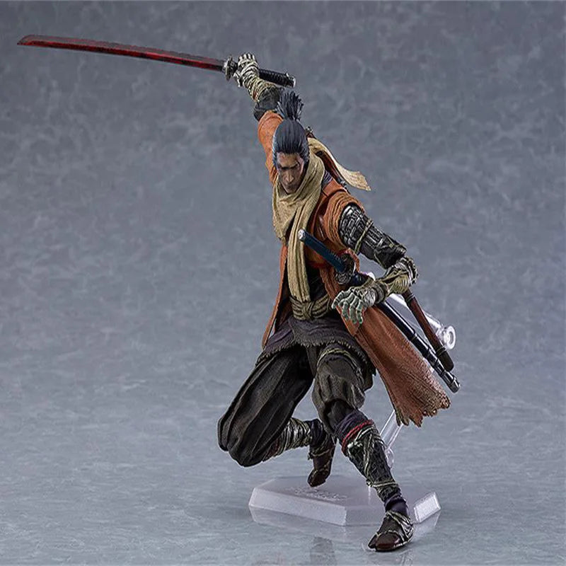 Anime Figma 483-DX Game SEKIRO Figure Shadows Die Twice Action Figures SEKIRO Sword Shadows Die Twice Model Toys Birthday Gifts