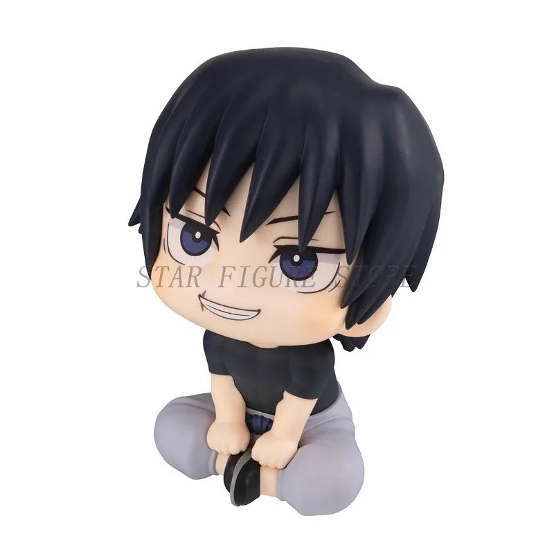 10cm Jujutsu Kaisen Action Figure Look Up Satoru Gojo Geto Suguru Figures Model Toys Q Version Anime LK Figurine PVC Collection