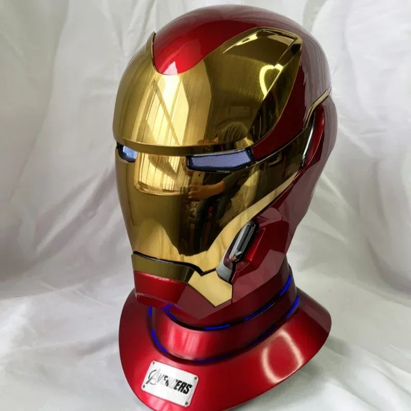 1:1 Iron Man Mk50 Mk17helmet Wearable Voice-Activated Deformation Helmet Around Marvel Animation Derivatives Model Toy Gift