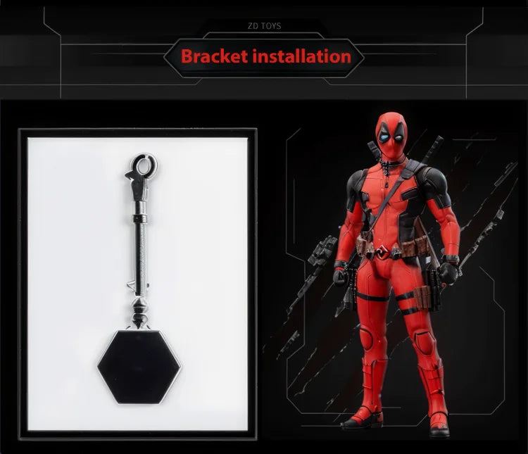 New ZD Toys Deadpool & Wolverine Model 7in 1/10 Action Figures Deadpool Model Marvel Superheroes Collection Ornaments Boys Gifts