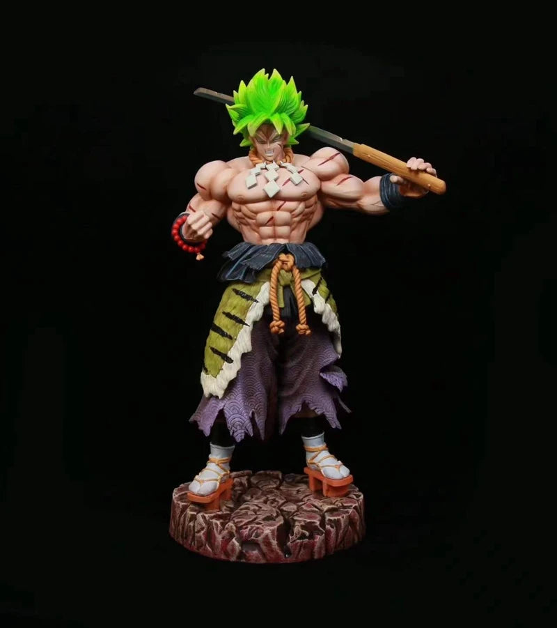 21cm Anime Dragon Ball Z Figure Samurai Son Goku Broly Super Saiyan Action Figures PVC Collection Model Doll Ornaments Toys Gift
