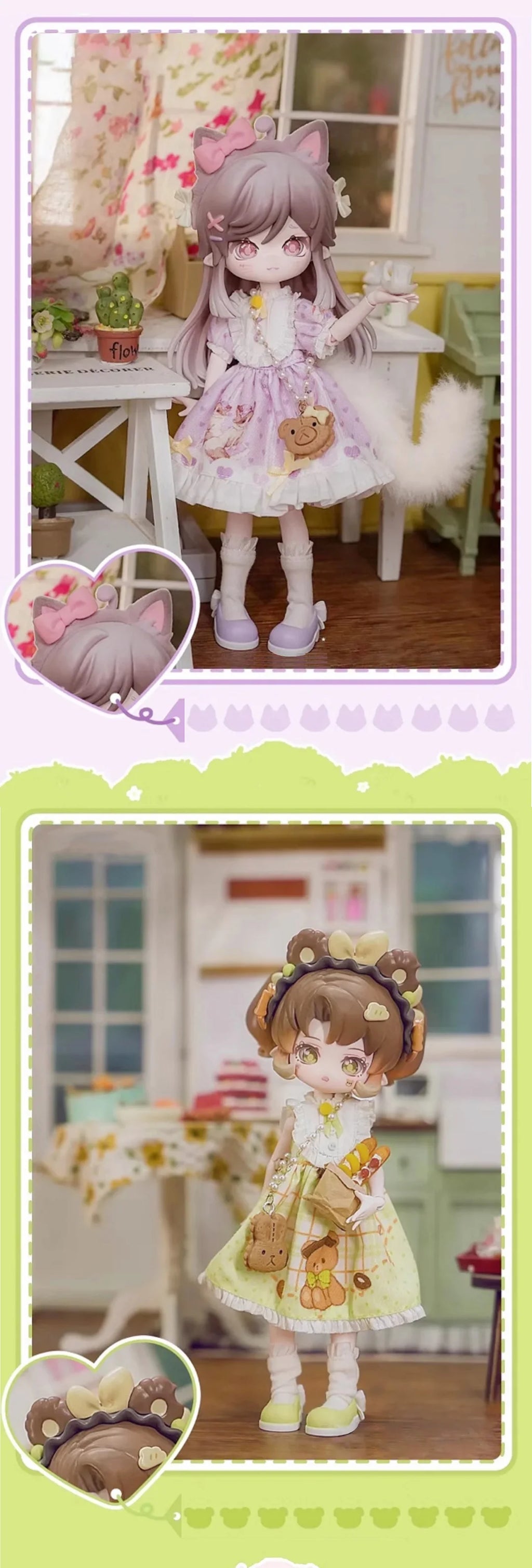 New Come4free Miniy The Jungle Book Series Ob11 1/12 Bjd 20cm Movable joint doll Anime Figures Dolls Mystery Box Boy Girls Gifts