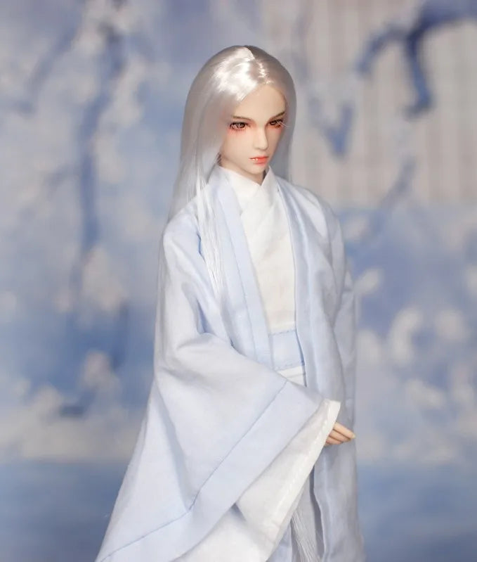 30cm Doll Chinese Ancient Costume Accessories 1/6 Male BJD Doll Figures Flexible Body Boy Doll Long Hair Boyfriend Toys Gift