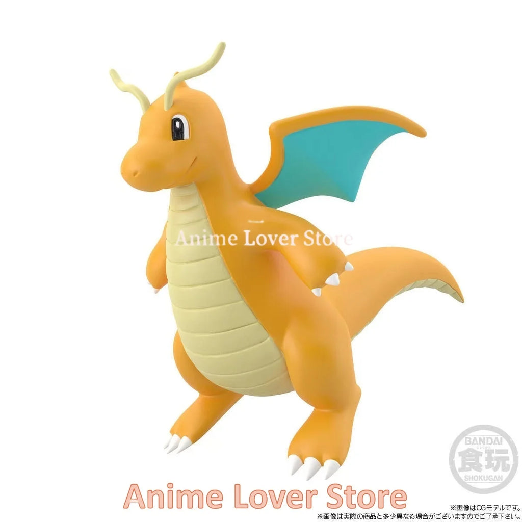 Bandai Original Scale World POKEMON Kanto Region Lance Dragonite  Anime Figures Toys Collectible Model Ornaments
