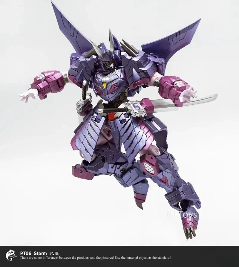 Transformation PANGU Toys PT-09 PT09 Wikiwand Metal Action Figures Deformation Shuttle Wirrior Model With Dual Blades Boys Gifts