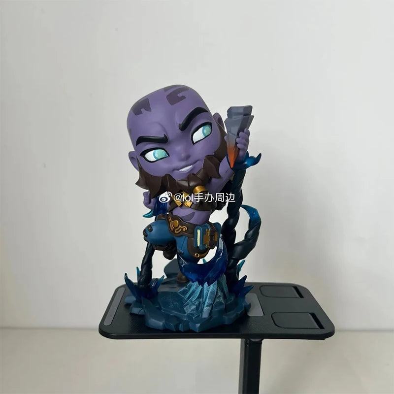 Original League of Legends Animation Game Peripheral Toys Jinx Teemo Poppy Vi Anime Action Model Figures Ornament Collection