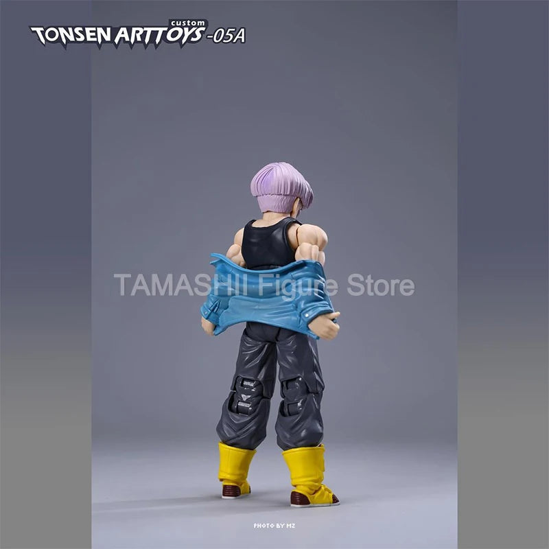 Tonsenarttoys Dragon Ball SHF Trunks Accessories SSJ SSJ2 Custom Model Kit Anime Action Figures Toys Collectibles