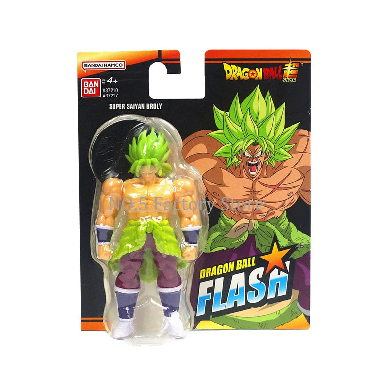 Original Bandai Dragon Ball Anime Figures FLASH Black Zamasu Goku Vegeta Frieza Broly Action Figurine Suuper Saiyan Model Toys