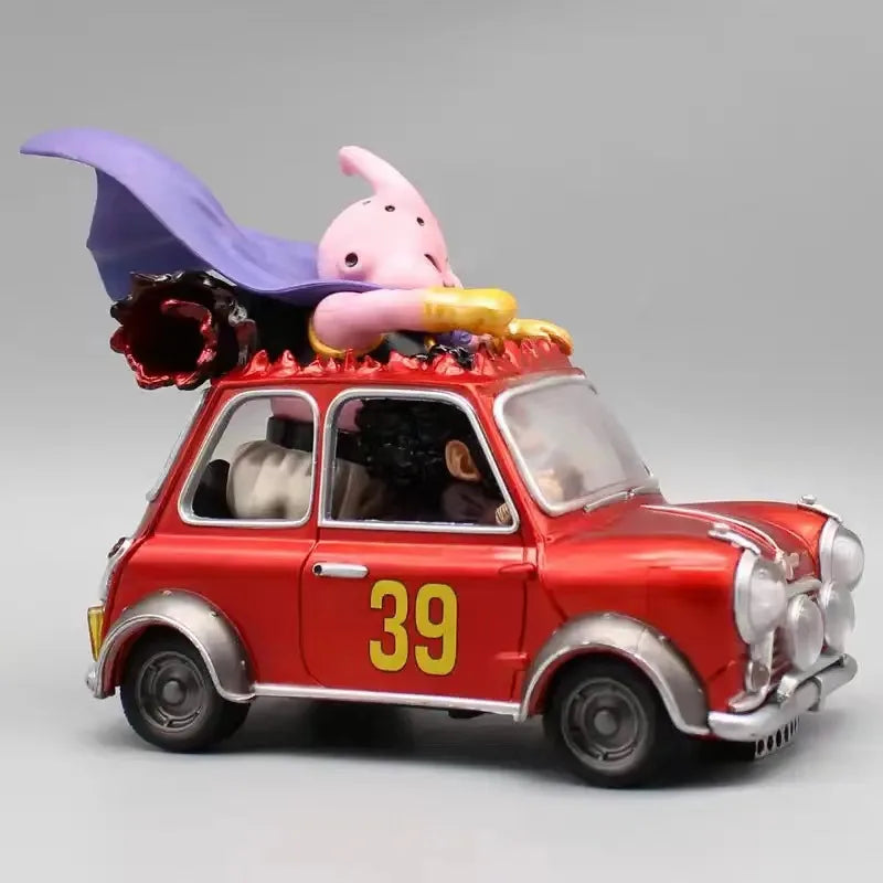 14cm Anime Dragon Ball Z Fat Buu Figures Majin Buu Figurine Mr. Satan Drive Car Pvc Statue Collectible Model Decoration Toy Gift