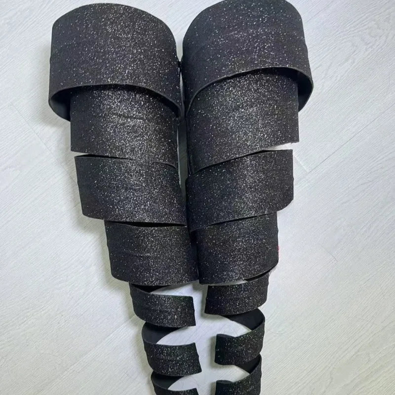 Anime Celestia Ludenberg Cosplay Yasuhiro Taeko Wig Artificial Black Hair Spiral Double Ponytail Role Play Props Accessories
