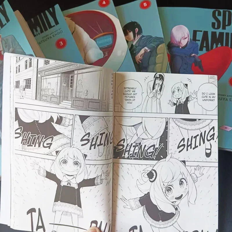 English Version Japanese Anime SPY×FAMILY Official Comic Book Volume (Spy Play House) Espionage, Action, Family, Comedy Book