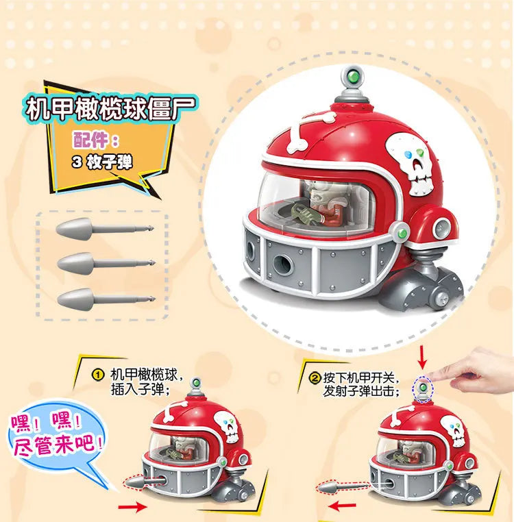 Genuine Licensed Plants vs Zombies 2 Mechanical Shark Wild West Gargantuar New Toy Figures Game Figures Model Teen Gifts For Boy