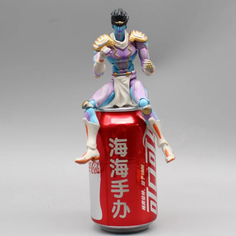 Anime JoJo's Bizarre Adventure Figures Star Platinum Kujo Jotaro Action Figure Collection Jonathan Joestar Dio Brando Model Toys