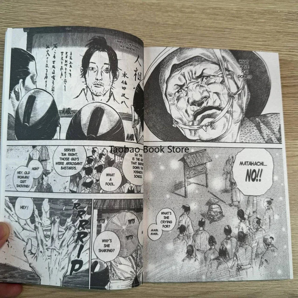 Anime Vagabond Volume 1-3 Miyamoto Musashi Japanese Teen Mystery Romance English Comic Book Manga Book English Version