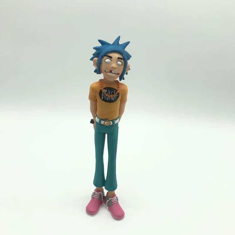 UK Virtual Gorillaz Band Action Figure HIP HOP Rock Band Member Resin Collection 2D Noodle Murdoc Russel Figures Model Toy Gifts