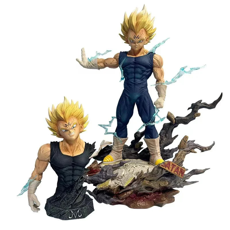20cm/7.87inth Anime Dragon Ball Z Majin Vegeta Figure Pvc Action Figures Vegeta Figurine Gk Statue Collection Model Toys