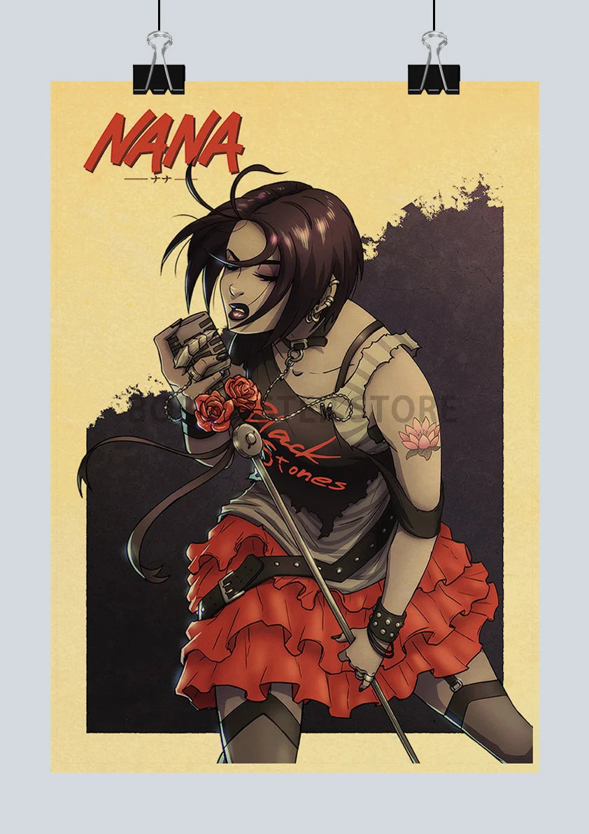 NANA Retro Kraft Paper Poster