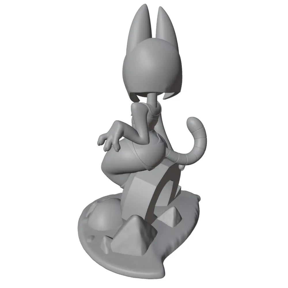 1/24  Anime Character Statue GK Miniature 3D Printed Gray Model Figurine DIY Doll Model Unassembled And Unpainted