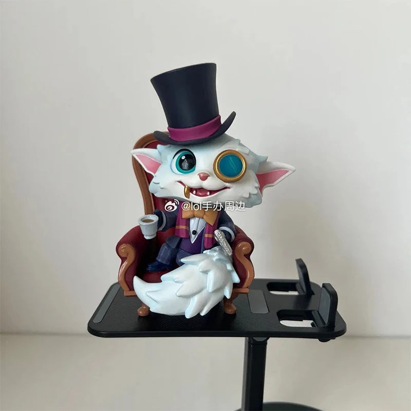 Original League of Legends Animation Game Peripheral Toys Jinx Teemo Poppy Vi Anime Action Model Figures Ornament Collection
