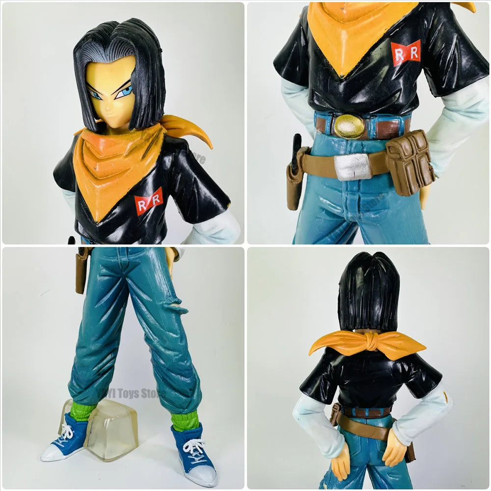 Hot Dragon Ball Z Android 17 18 Anime Figure Android 18 PVC Action Figures Collection Model Toys for Children Christmas Gifts