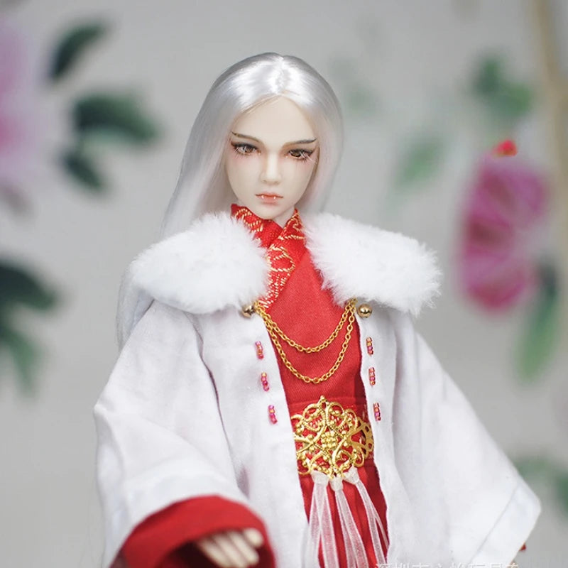 30cm Doll Chinese Ancient Costume Accessories 1/6 Male BJD Doll Figures Flexible Body Boy Doll Long Hair Boyfriend Toys Gift