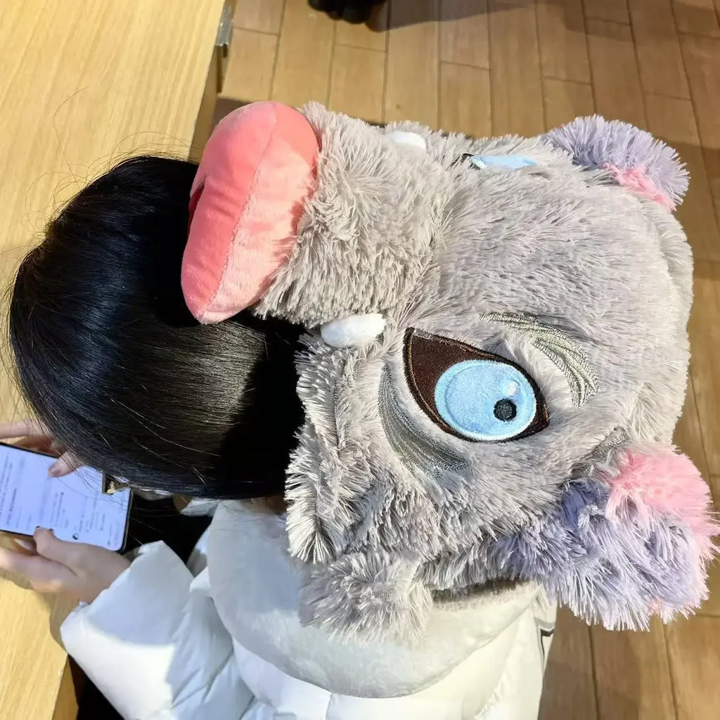 Cosplay Prop Wild Boar Head Plush Hat Pig Head Warm Headgear Cartoon Stuffed Anime Plushies Cosplay Props Gifts Boy Fans