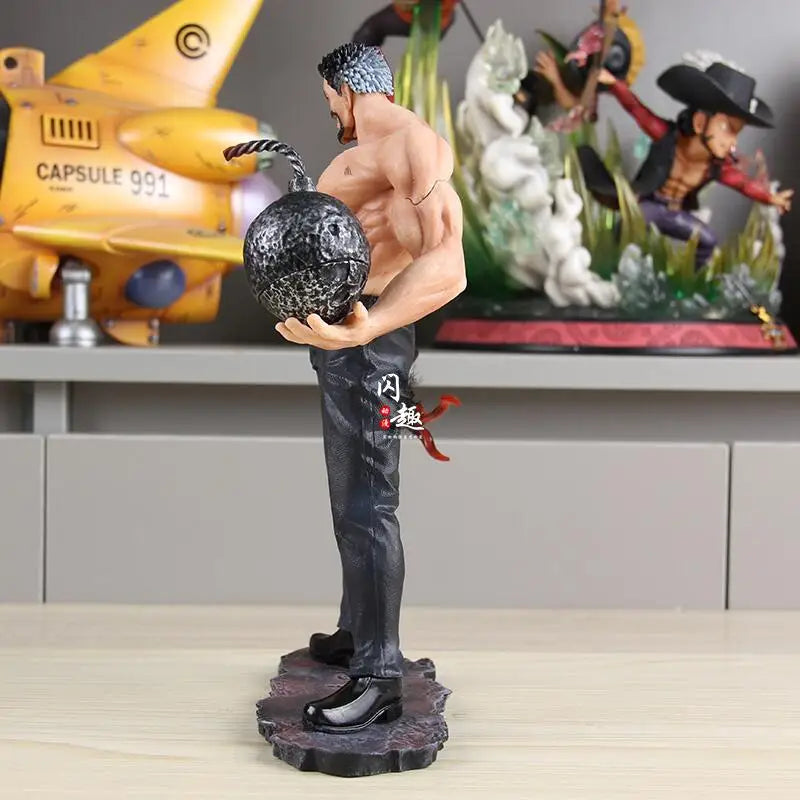 26cm Anime One Piece Figures Monkey D Garp Standing Posture GK Sculpture Scene Action Figurine PVC Ornament Toy Gift Model Decor
