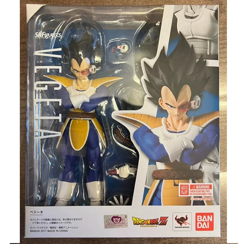 100%Original BANDAI S.H.Figuarts Son Gohan Vegeta Android 16  Frieza Turles Dodoria Dragon Ball Z Action Figures Model Toys