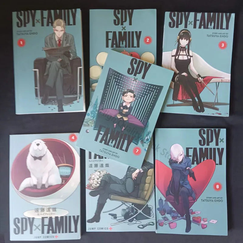 English Version Japanese Anime SPY×FAMILY Official Comic Book Volume (Spy Play House) Espionage, Action, Family, Comedy Book