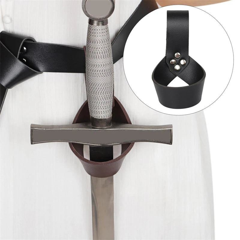 Medieval Sword Sheath Cutlass Warrior Retro Style Scabbard Holder Dagger Rapier Scabbard For Cosplay Stage Party Pirate Men