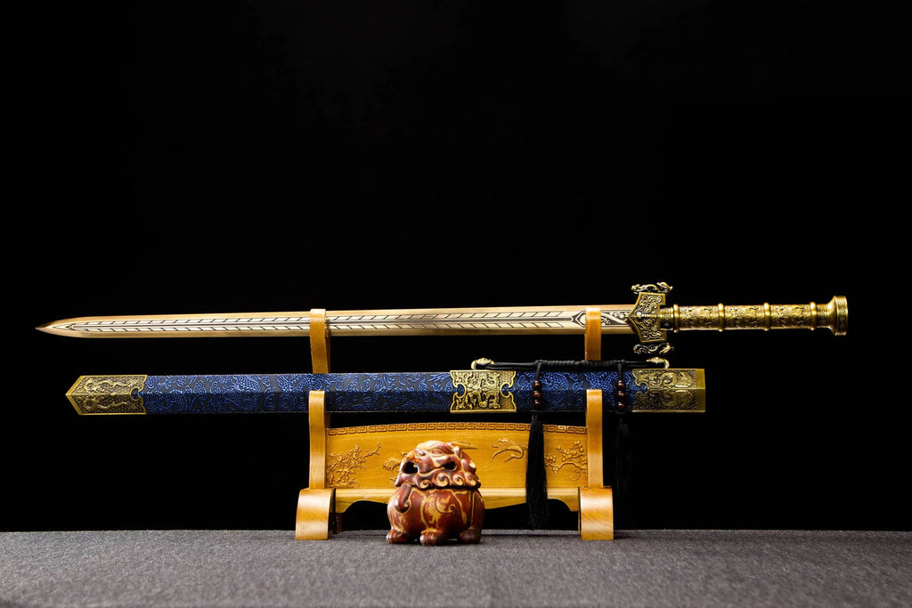 Medieval legend hero Dragon-Slaying God Sword True Steel Battle preparation katana Blade Sharp Kung Fu Martial Arts Samurai
