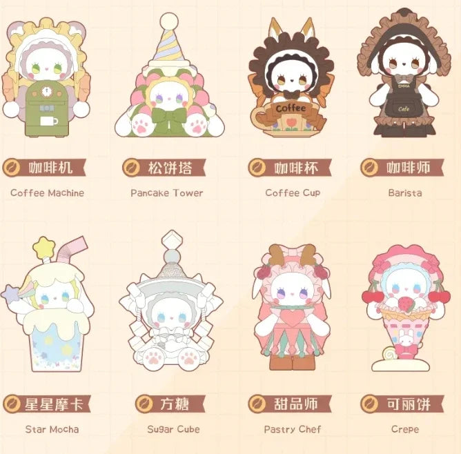 Emma The Secret Forest Midnight Fair Series  Cute Action Anime Figures Kawaii  Toys figure Dolls Gift Toys