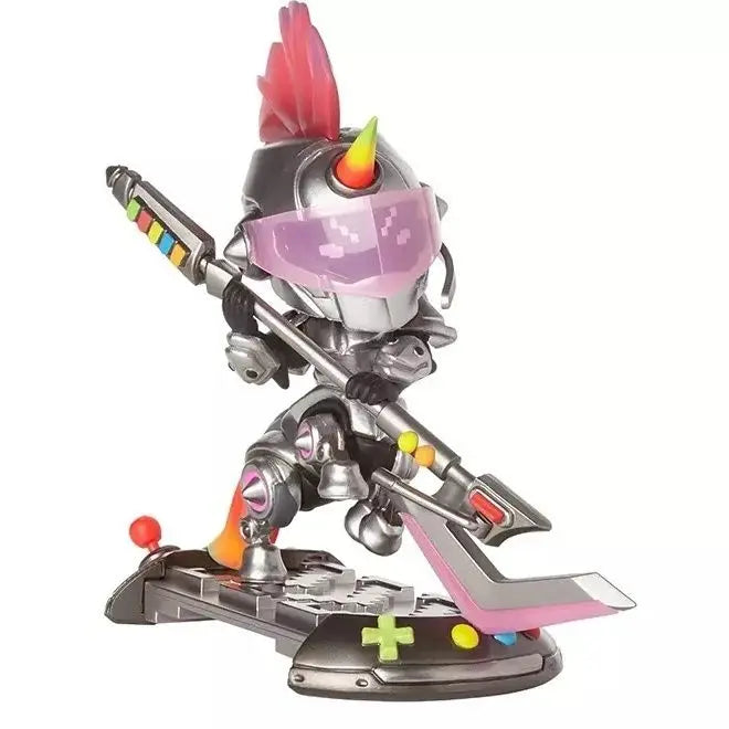 Original League of Legends Animation Game Peripheral Toys Jinx Teemo Poppy Vi Anime Action Model Figures Ornament Collection