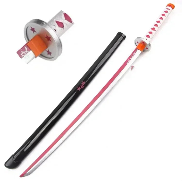 104cm Large Katana Schwert Wood Blade Sword Anime Cosplay Prop Ninja Knife Real Size Japanese Katana Original Samurai Sabre Gift