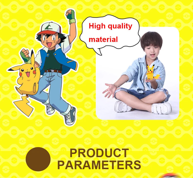 Anime Pokemon Figures Transformer Poke Ball Model Pikachu Charizard Blastoise Mewtwo Venusaur Gyarados Greninja Robot Toy Gift