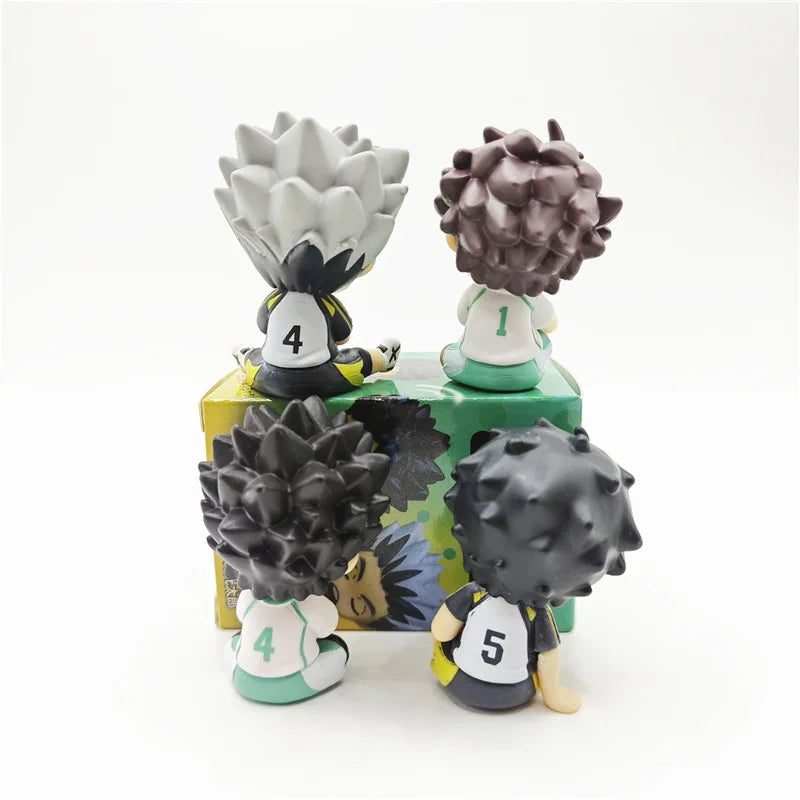 Japan Anime Haikyuu Gashapon Capsule Toy Oikawa Tooru Iwaizumi Hajime Bokuto Kotaro Akaashi Keiji Figures Sleep Doll Toys Model